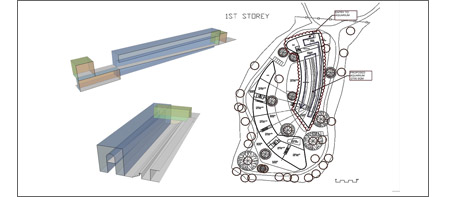 Early aquarium concept by Surbana International Consultants