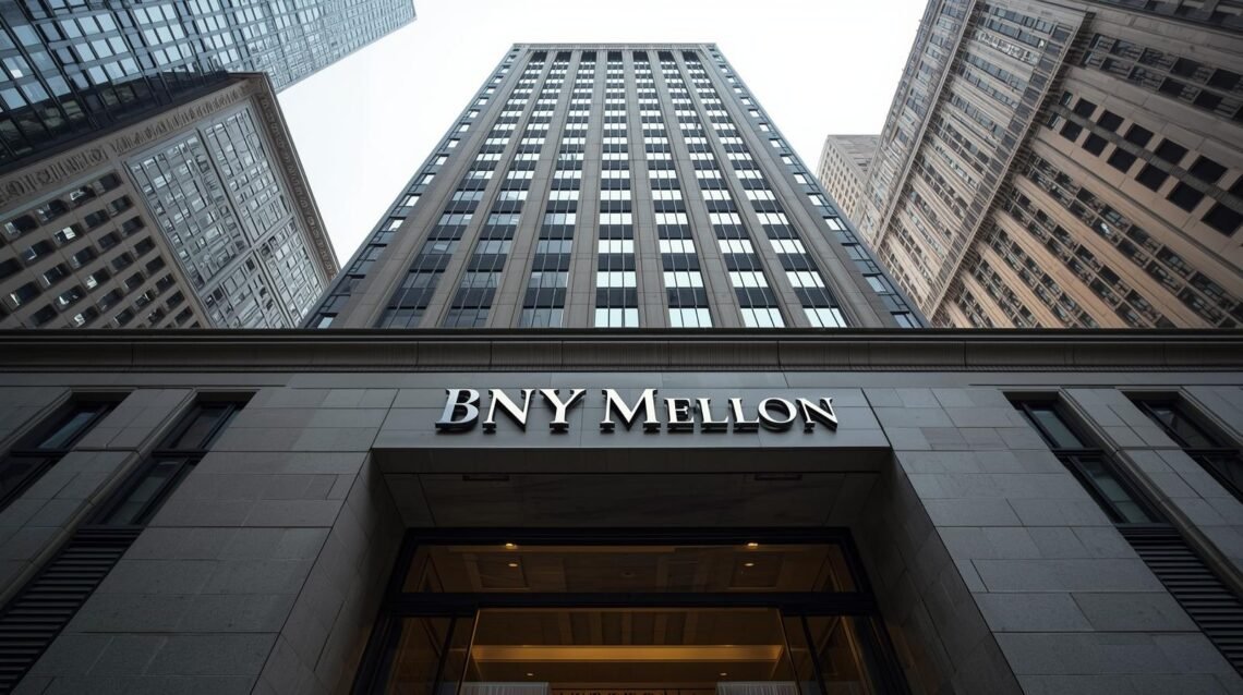 BNY Mellon headquarters in editorial news photo