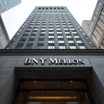 BNY Mellon headquarters in editorial news photo