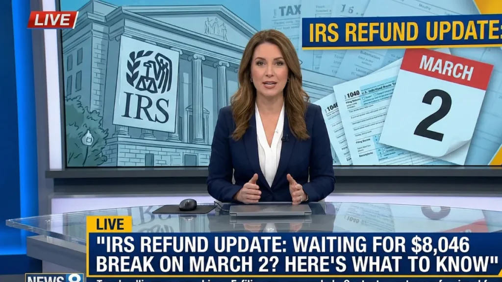 IRS $8046 tax refund March 2 update