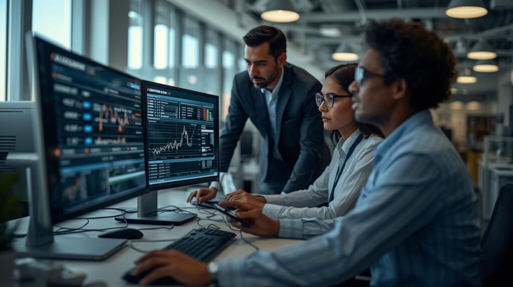 AI-assisted financial workflows in bank office