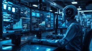 AI analyzing e-commerce fraud patterns