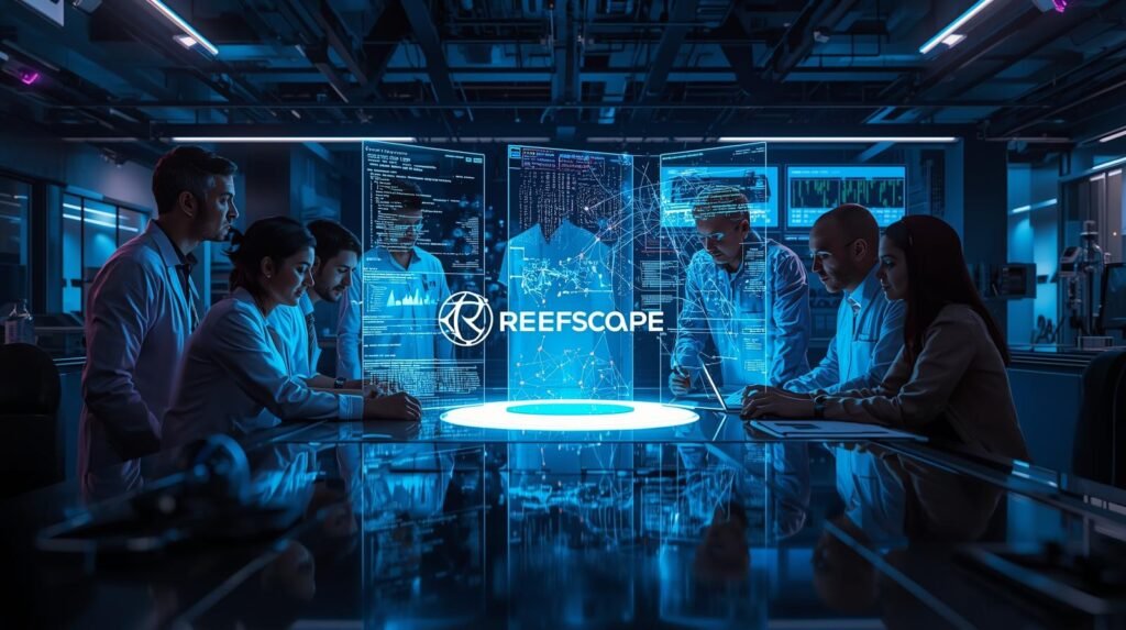 Reefscape branded AI dashboard helping a US real estate agent automate business tasks in 2026