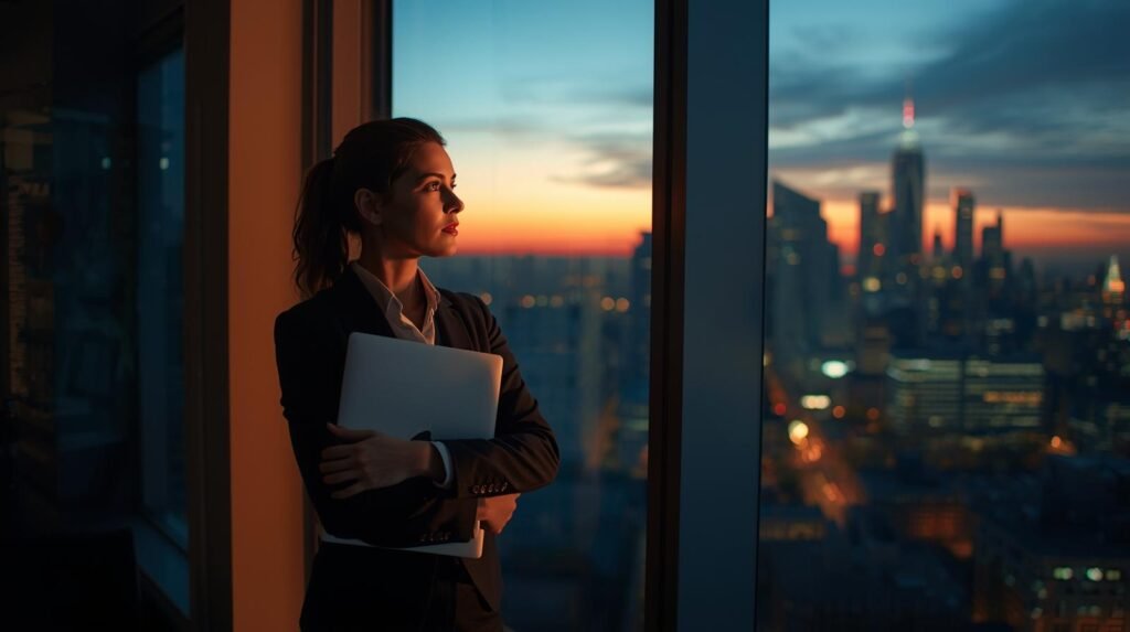 American professional reflecting on the rapid transformation of white-collar work in 2026