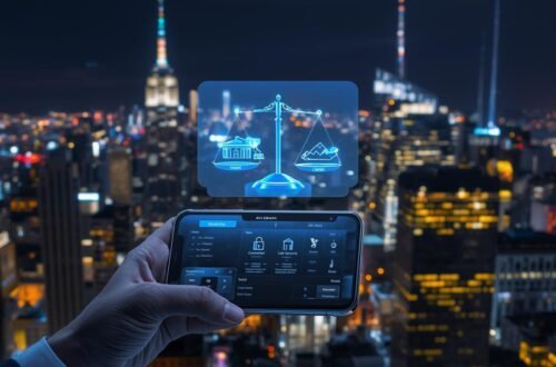 Reefscape AI dashboard illustrating the balance between productivity gains and economic risk in the United States