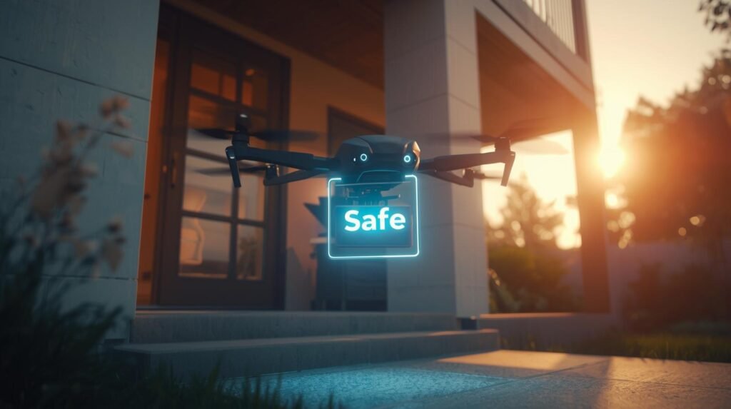 Digital AI security shield protecting a US e-commerce checkout page on a smartphone 2026